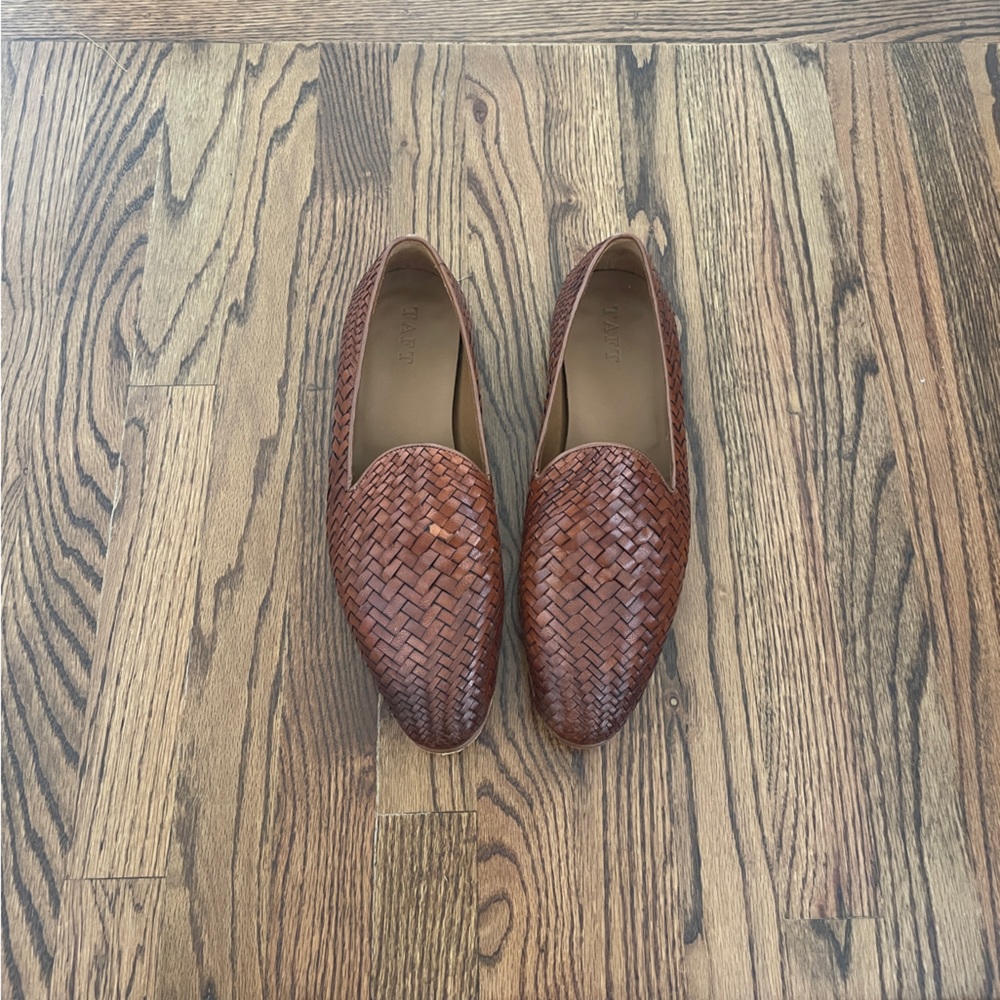 Mens Taft woven loafer shoes